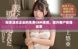 探索適合企業(yè)的免費(fèi)CRM系統(tǒng)，提升客戶管理效率